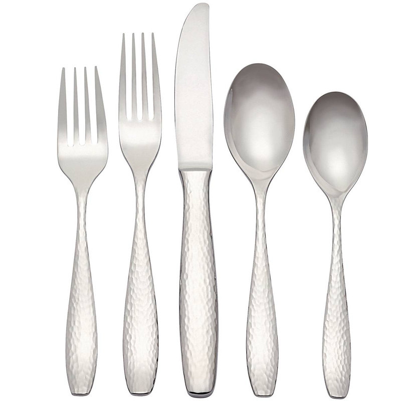 Reed & Barton Andover Pearl 65ピースセット Reed & Barton 65 Piece Flatware Set, Service for 12 & Reviews